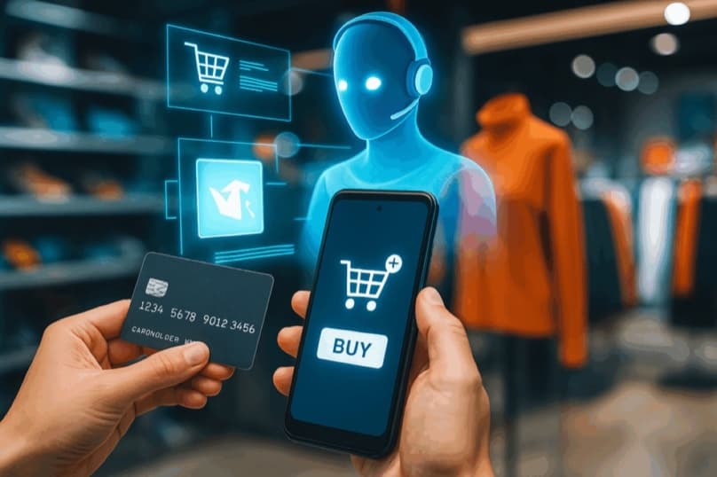 Agentic commerce platform connecting AI agents with product catalogues and autonomous purchasing workflows