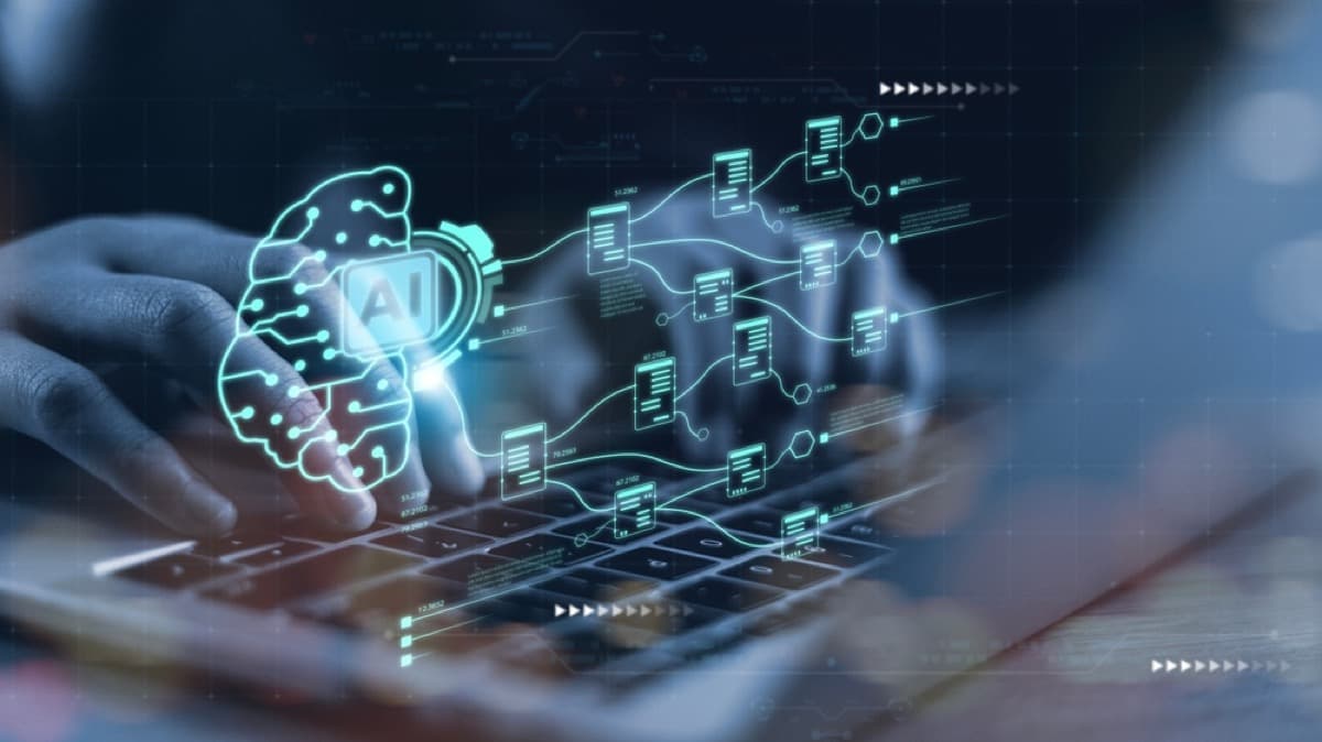 AI engine optimization audit concept showing content analysis and search engine optimization elements for auditing website content for AI search visibility