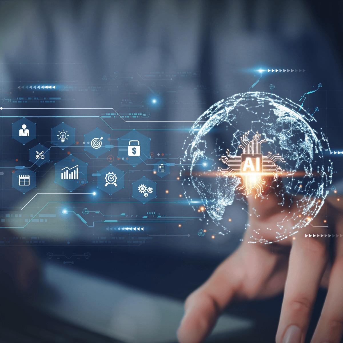 AI visibility audit framework concept showing data analysis and search optimization elements for measuring brand presence across AI platforms
