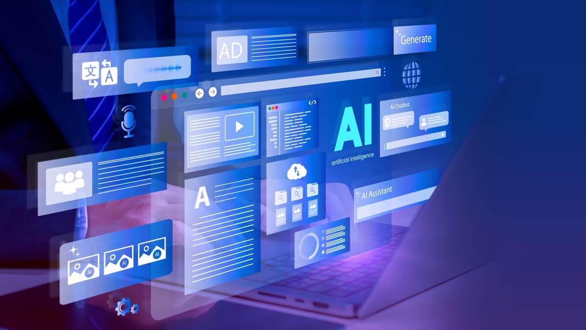 AI-powered web browser interface representing the shift from traditional search to generative engine optimization