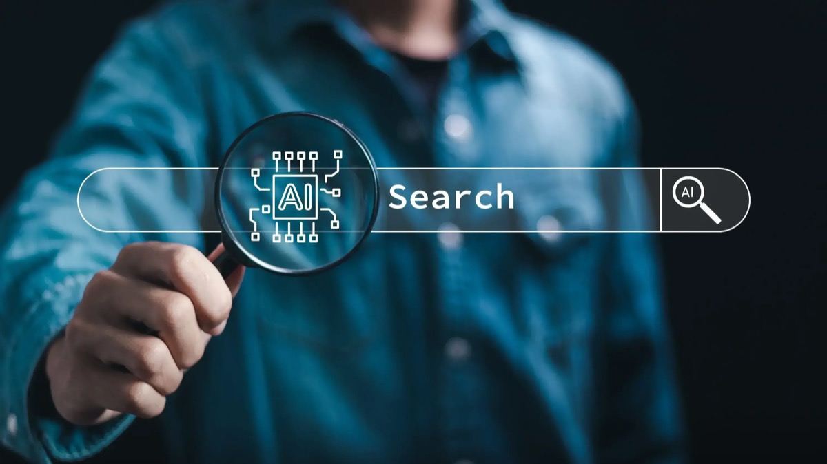 Visual representation of AI-powered answer engines transforming traditional SEO into answer engine optimization