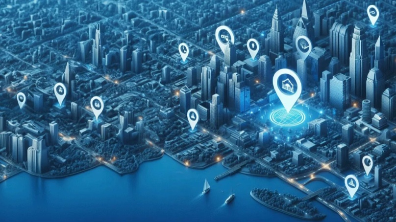 Global location intelligence map showing AI search visibility differences across countries and regions