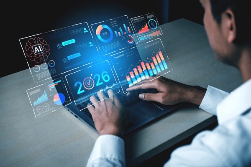 Data analytics showing the key factors that drive AI search visibility across websites