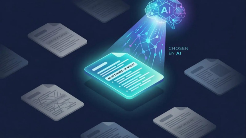 AI search platforms deciding which brands to cite based on authority signals, structured data, and content quality