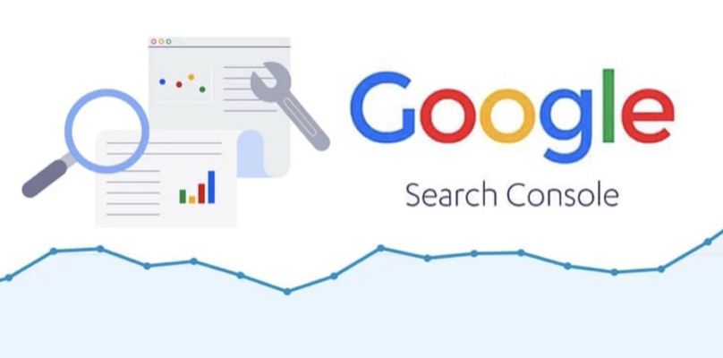 Google Search Console interface showing search performance, indexing, and site health monitoring
