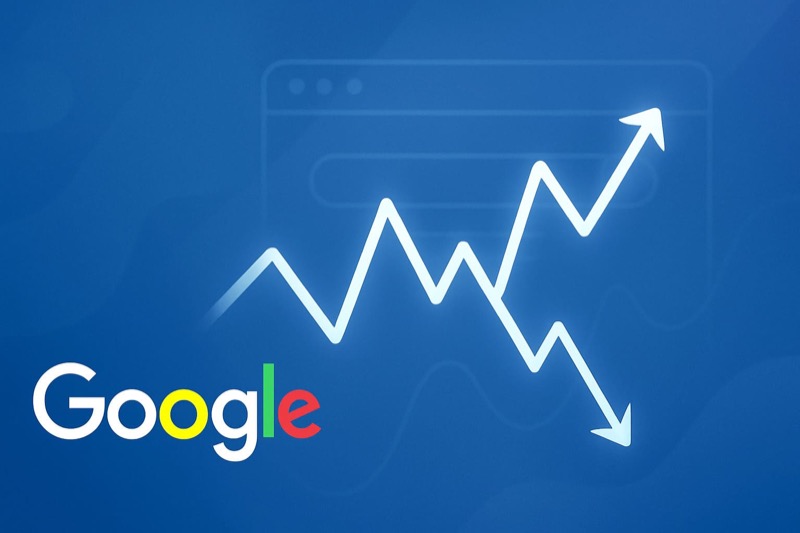 Google search ranking volatility and algorithm updates affecting intent-mismatched content