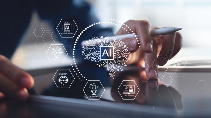 Marketing team tackling AI adoption challenges in a strategy meeting