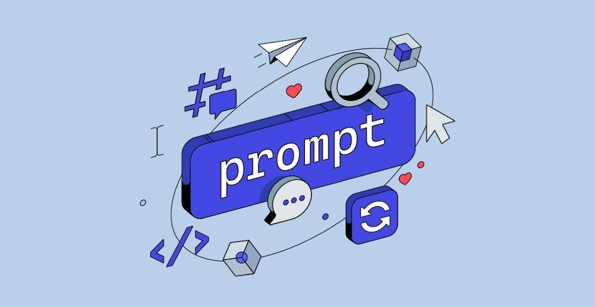 Prompt research workflow showing conversational AI queries shaping content strategy