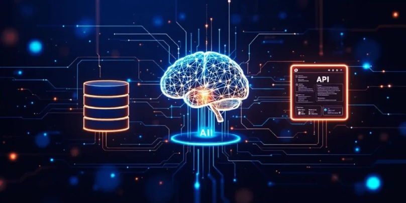 Schema markup and structured data code concept showing how websites communicate with search engines and AI systems