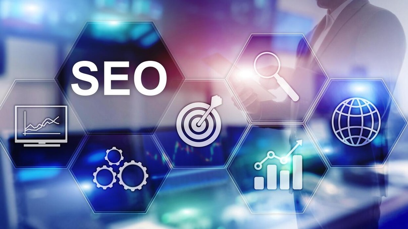 SEO and digital marketing optimization strategy with search engine visibility elements