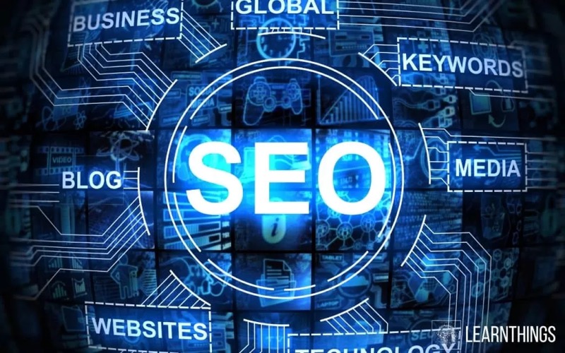 Technical SEO and structured data concepts showing how schema markup helps AI systems understand website content